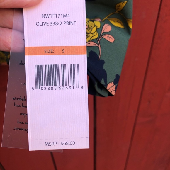 💚 NWT Nanette Lepore  Lora Button Down Top - Size Small 💚 - Picture 7 of 9